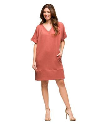 24seven Comfort Apparel Women's Orange Semi-Formal Cocktail & Party Dresses  | Macy's