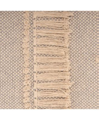 Accent Bench with Legs and Abstract Stripe Dot Upholstery for Living Room