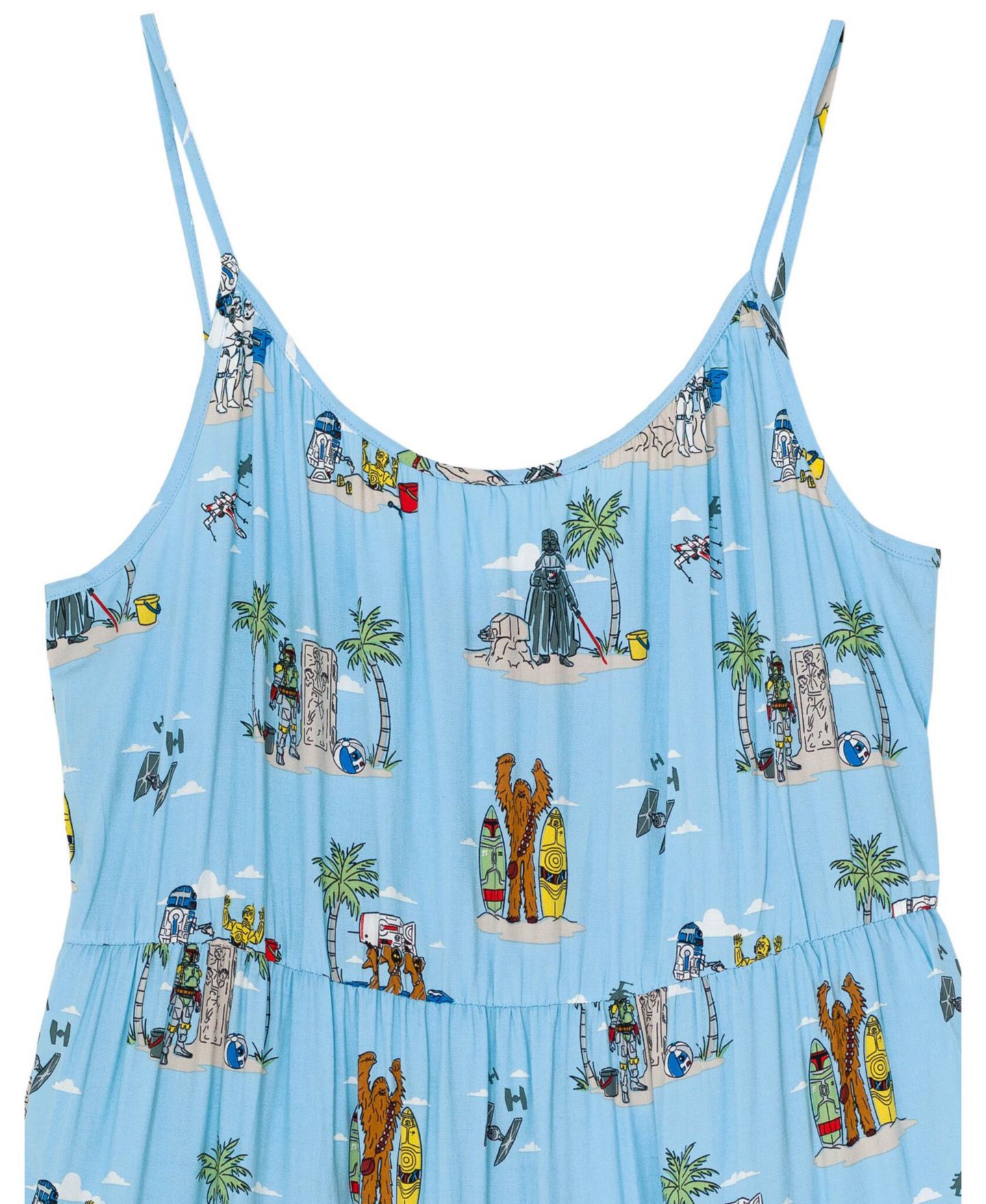 Платье Star Wars Cami Matching Family Dress для девочек, цвет: Синий — фото 4