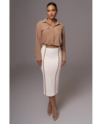 Women's Black Stella Button Up Shirt