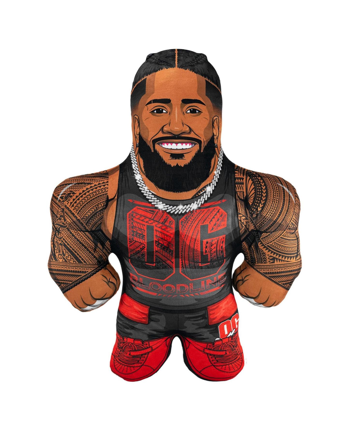 Детская мягкая игрушка Bleacher Creatures WWE Jimmy Uso 24" Bleacher Buddy Plush — фото 1