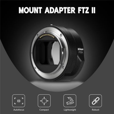 Z 6II Mirrorless Camera with Mount Adapter FTZ II,Camera Bundle Prepaid Subscription,Lithium-Ion Battery Pack,Glass Screen Protector for the