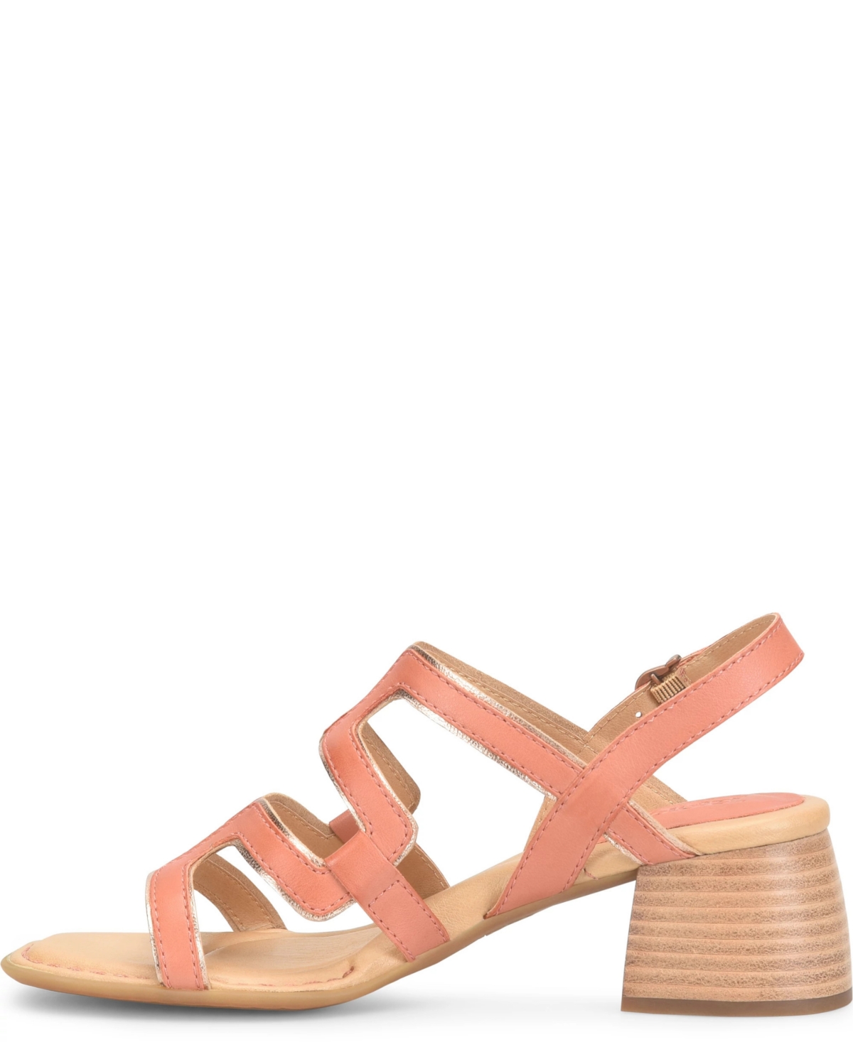 Born Women's Sofia Square Toe Sandals In Rust,mango