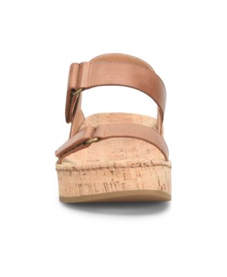 Women's Sloan Round Toe Wedge Sandals