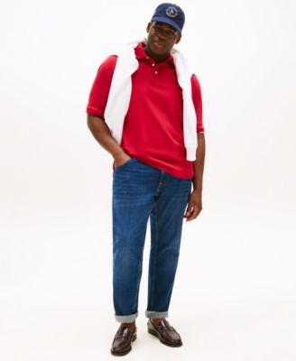 Men's Big & Tall Flag-Cuff Polo Shirt