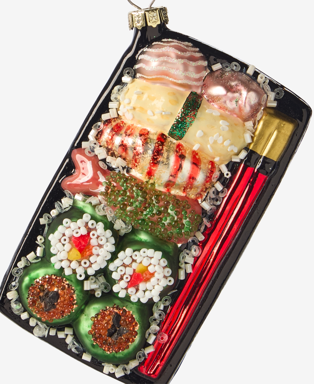 Holiday Lane Foodie Sushi Board Ornament, Macy's Exclusive In Transparent
