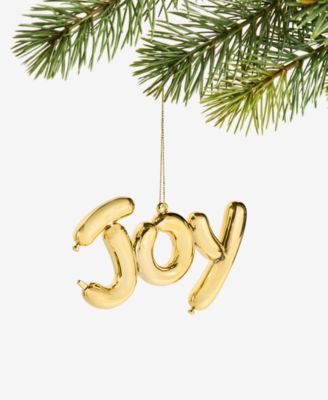 Merry Magic Gold Balloon Joy Ornament, Macy's Exclusive