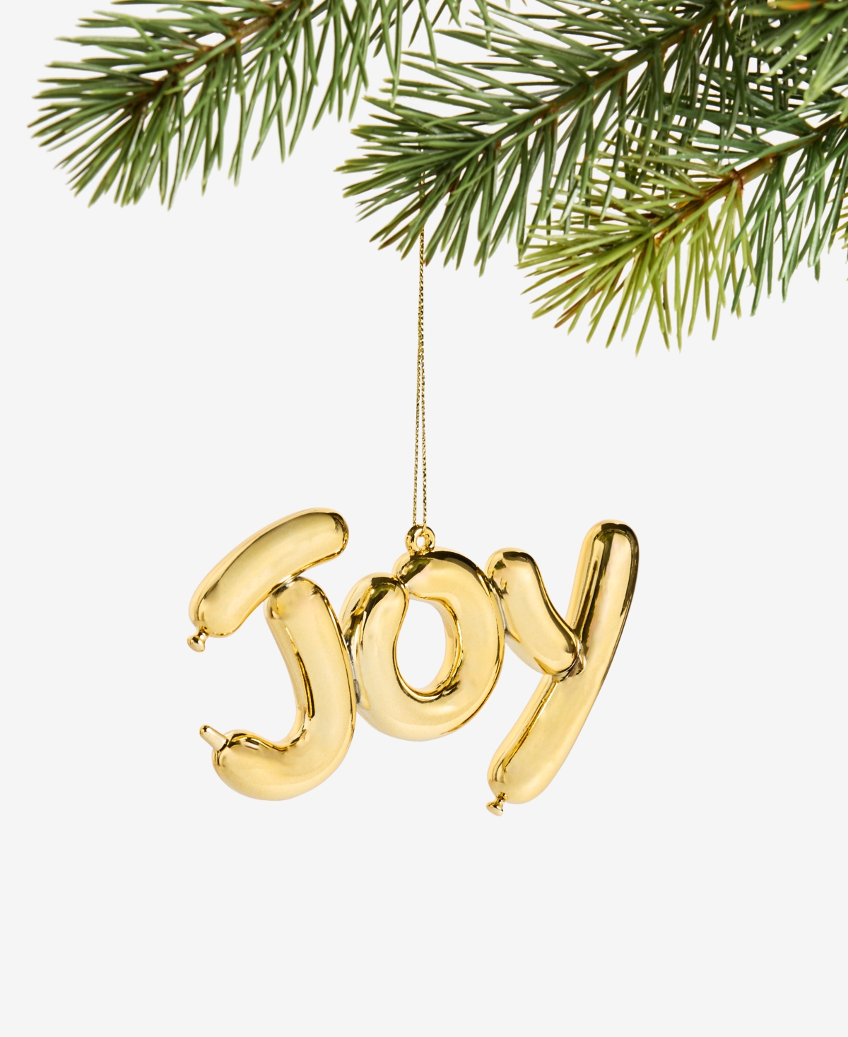 Holiday Lane Merry Magic Gold Balloon Joy Ornament, Macy's Exclusive In Multi