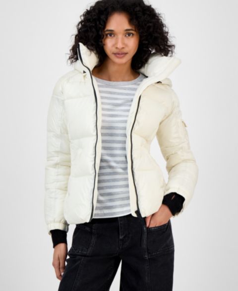 Женские куртки S13 Kylie Hooded Water-Resistant Puffer Coat