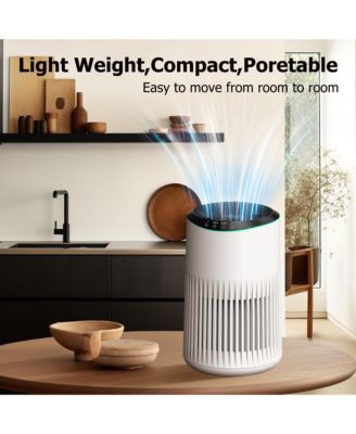 CHIVALZ HEPA Air Purifier for Bedroom Home, With Essential Oil Diffuser, Sleep Mode, Up to 225 Sqft