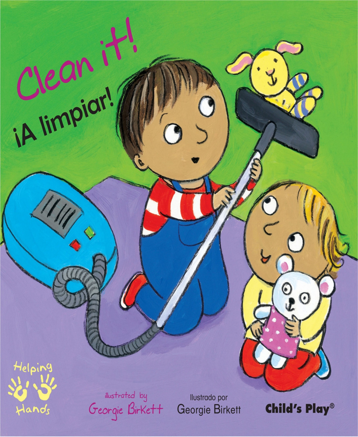 CHILD'S PLAY BOOKS HELPING HANDS BILINGUAL BOOKS, SET OF 4 