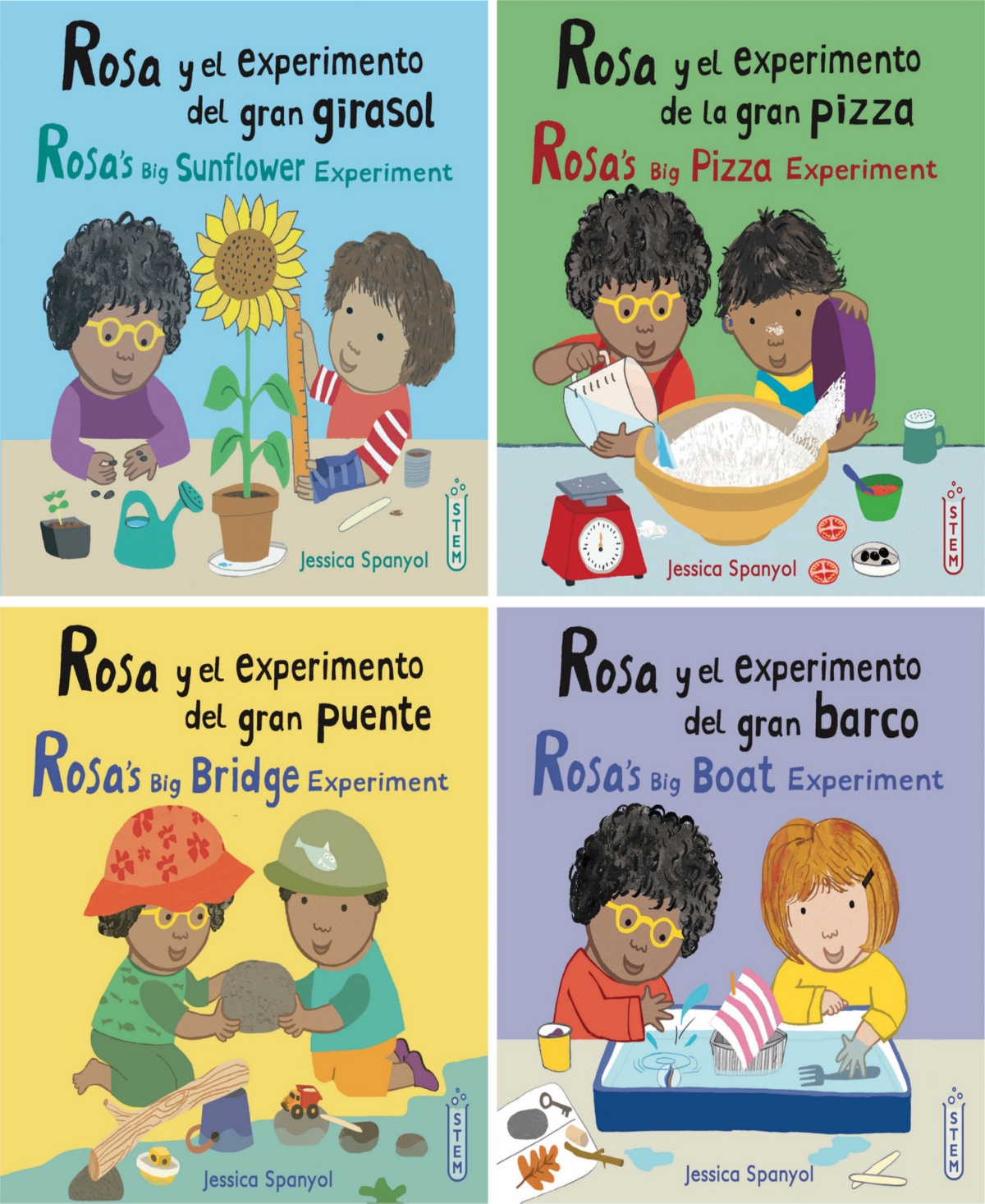 CHILD'S PLAY BOOKS WORKSHOP/EL TALLER DE ROSA BOOKS, SET OF 4 