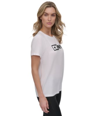 Women's Colorblocked-Logo Crewneck T-Shirt