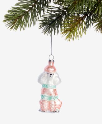 Holiday Lane - Pets Glass Poodle Ornament