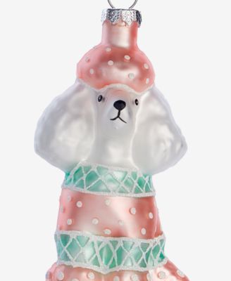 Pets Glass Poodle Ornament, Macy's Exclusive 