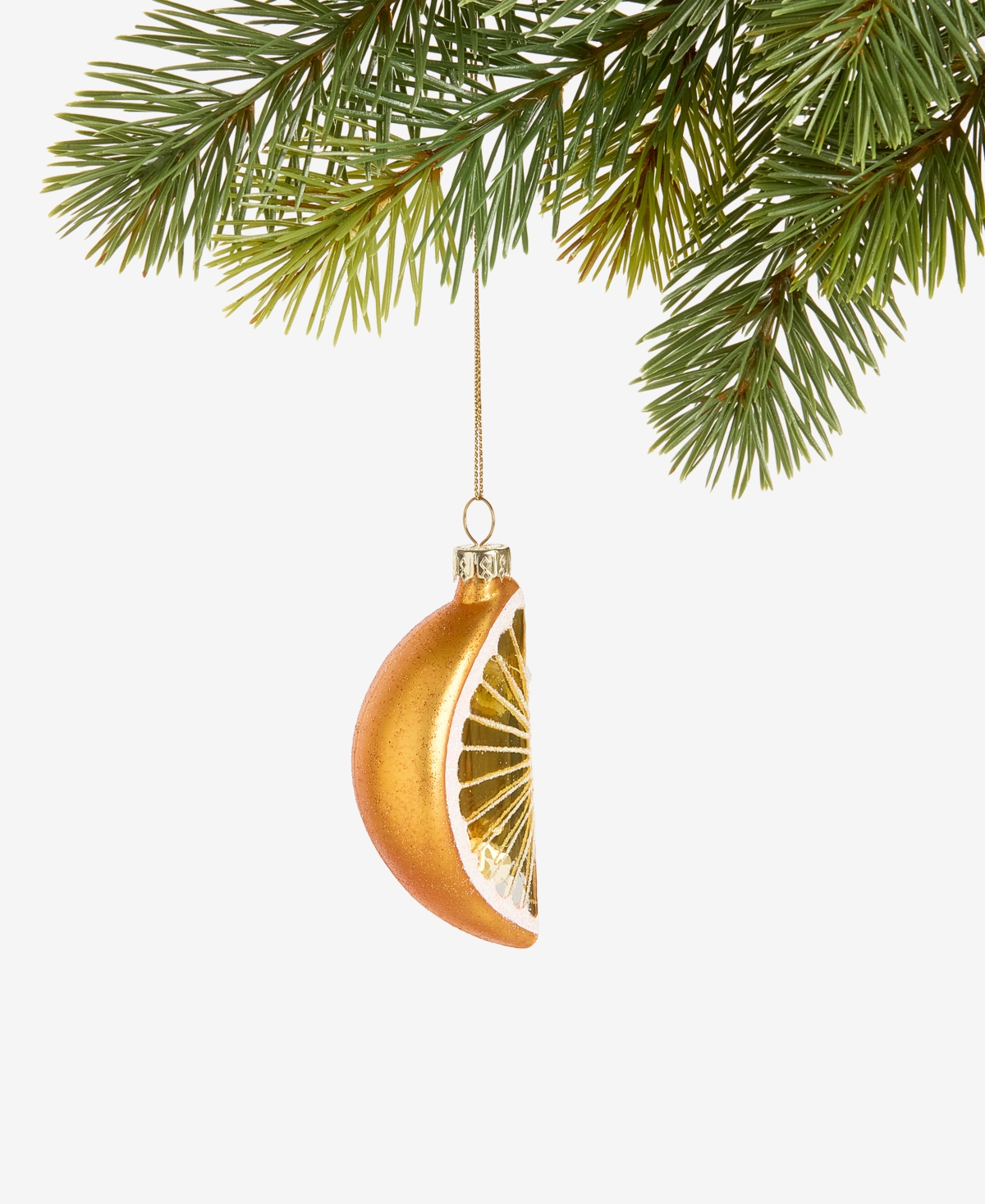 Holiday Lane Spirits Lemon Wedge Ornament, Macy's Exclusive In Transparent