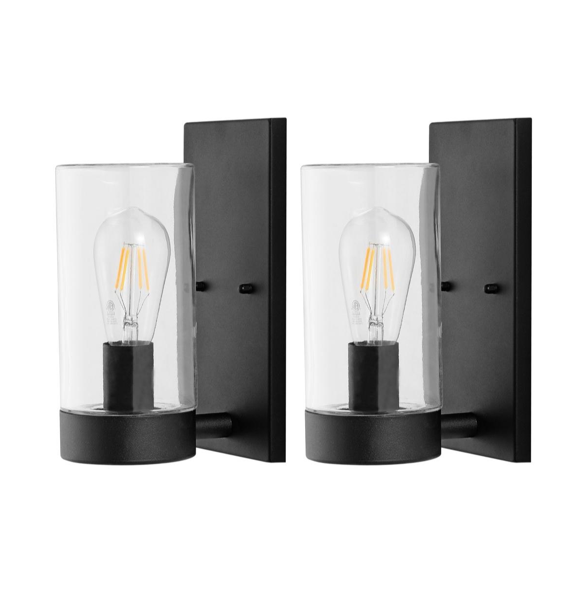 Lianne 6.25" Outdoor Sconce - Black