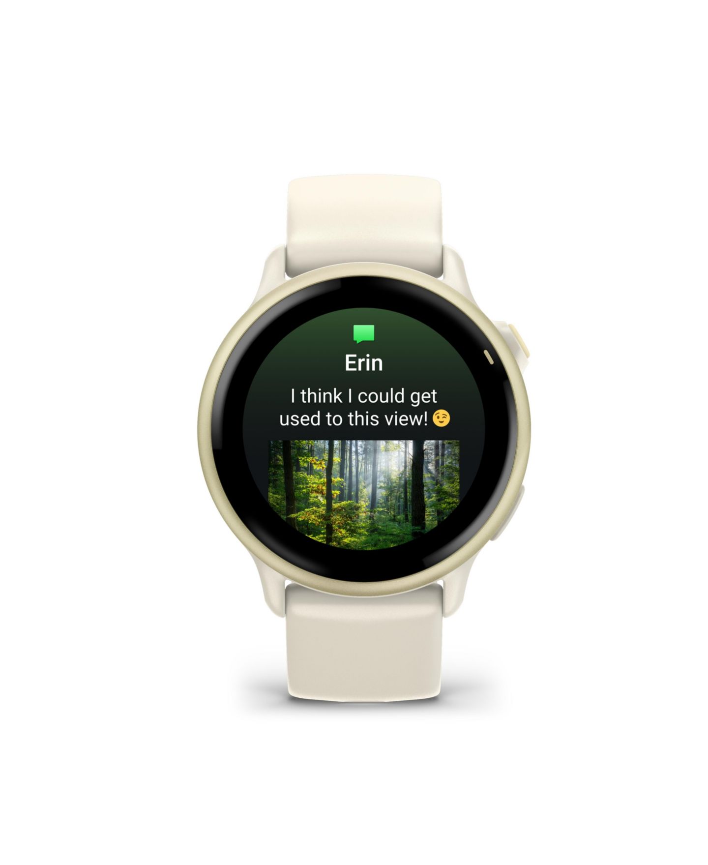 Смарт-часы Garmin Vivoactive 6 для фитнеса, 42 мм, цвет: Золотой / Молочный — фото 2