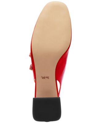 Winley Patent Leather Mary Janes Slingback Pumps