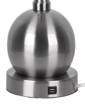 30.25" Metal Jules Contemporary Table Lamp, Set of 2