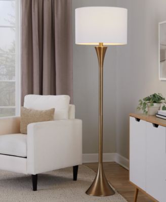 65" Metal Lenuxe Contemporary Floor Lamp