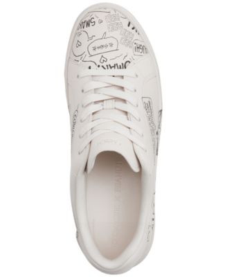 COACH Women's Peanuts Comic High Line Leather Sneakers - Macy's