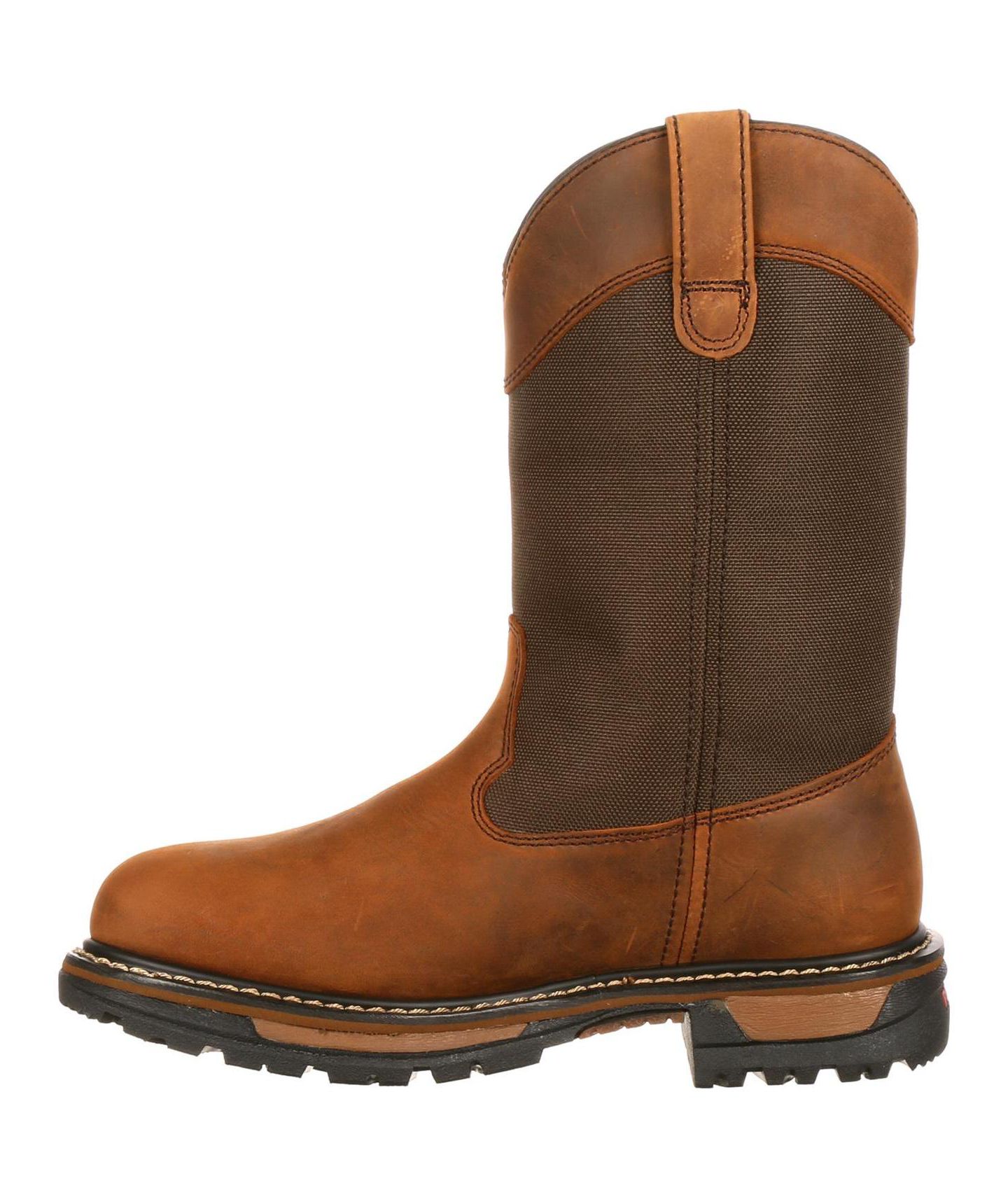 Мужские ботинки ROCKY Original Ride 200G Insulated Waterproof Wellington Boot, цвет: Коричневый — фото 6