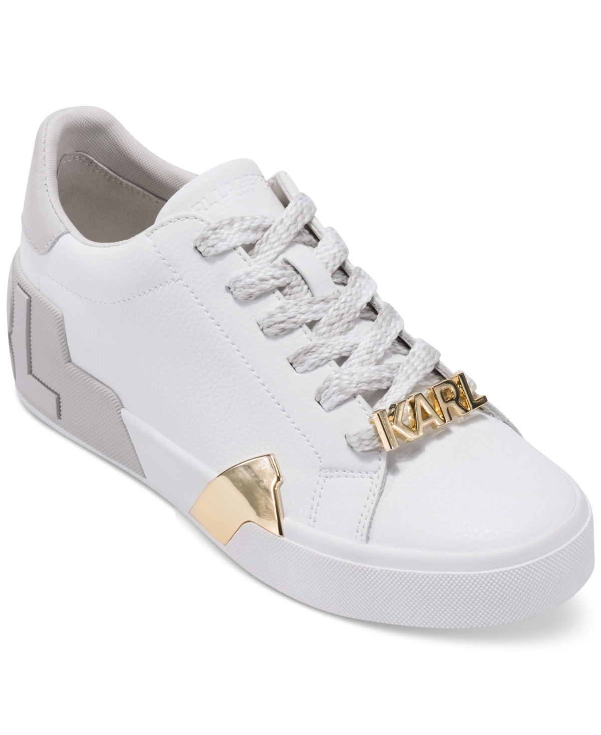 Karl Lagerfeld Women's Melora Lace-up Sneakers In White