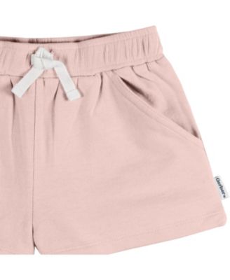 Toddler Girls Knit Shorts, 3-Pack