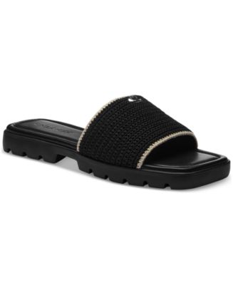 COACH Women's Florence Crochet Sandals - Macy's