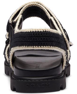 Brynn Double-Band Sporty Lug-Sole Sandals