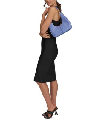 Quogue Skipper Snake Small Leather Shoulder Bag