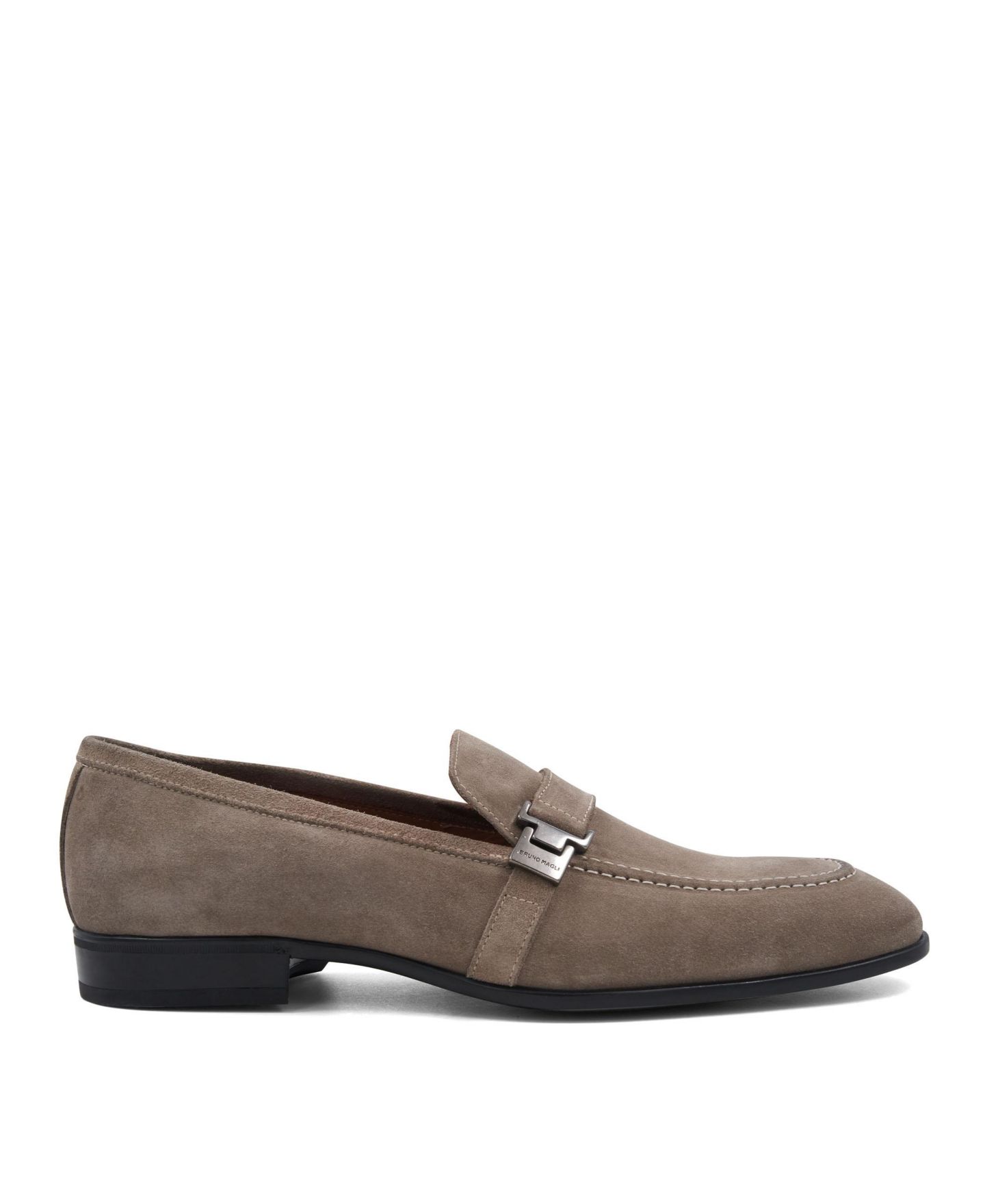 Мужские туфли Bruno Magli Arlo Slip On, цвет: Слоновая кость замшевый — фото 2