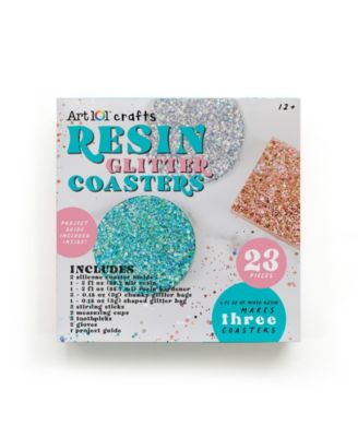 Resin Glitter Coaster Kit