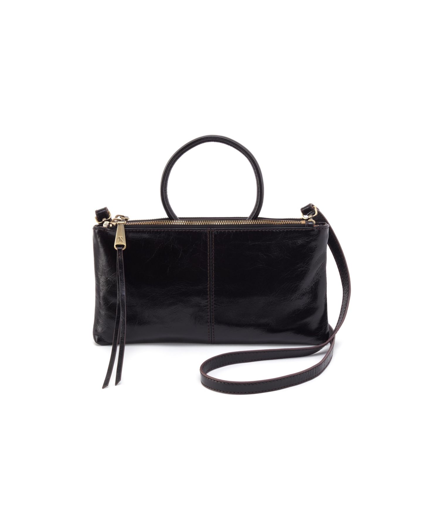 Женская сумка HOBO Sable Crossbody, цвет: Чёрный — фото 1