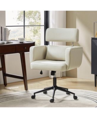 Norven 25.5'' W Modern Tilting Office Chair with Adjustable Backrest