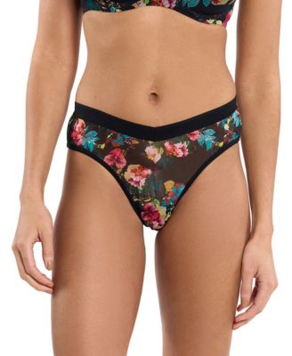 Women's Mesh High Cut Thong