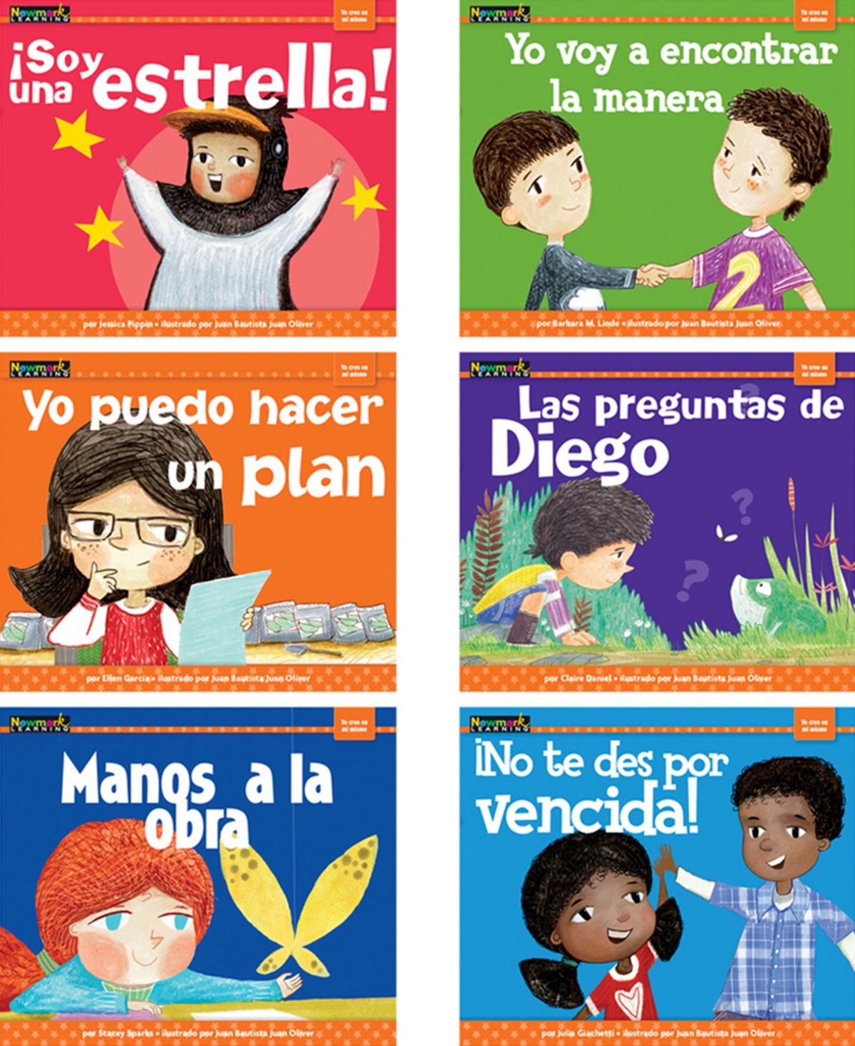 Newmark Learning Myself Readers Spanish Books, Set Of 24