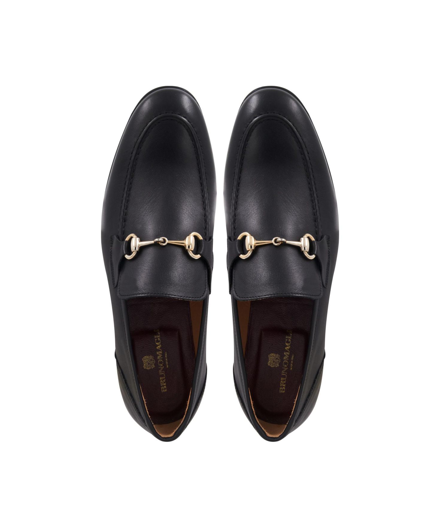 Мужские туфли Bruno Magli Ferraro Slip On Bit, цвет: Чёрный — фото 5