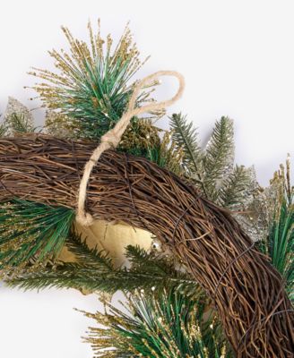 Opulence Floral And Bow Wreath, Macy's Exclusive 