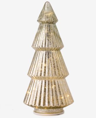 Holiday Lane - Opulence Light-Up Gold Glass Tree