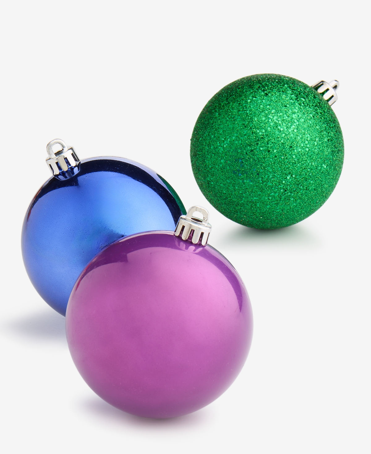 Holiday Lane Whimsy Set Of 10 Shatterproof Multicolored Ball Ornaments, Macy's Exclusive In Multi
