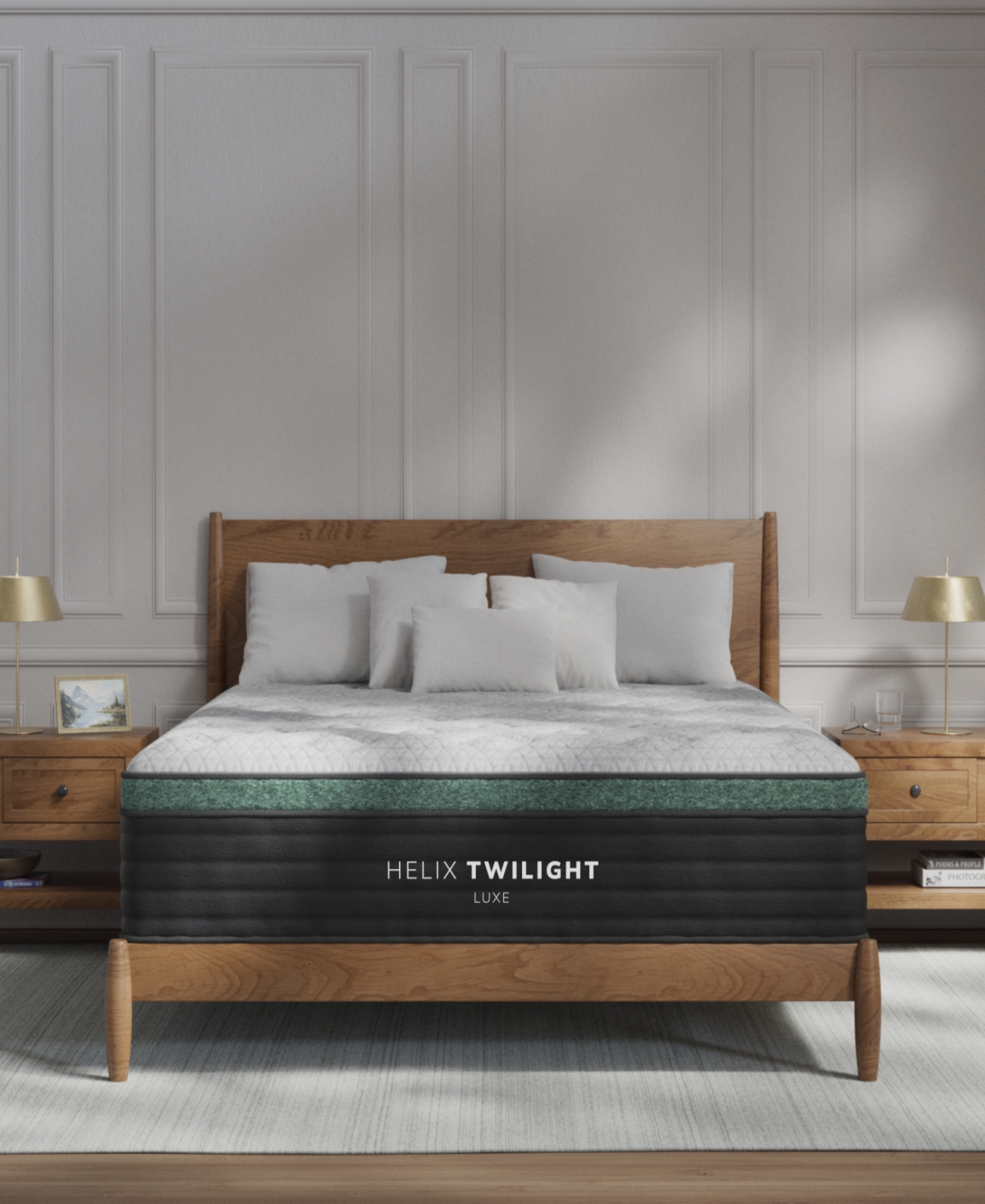 Brooklyn Bedding Helix Twilight Luxe 13.5" Firm Euro Pillow Top Mattress