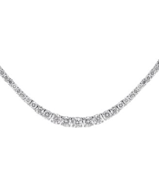 Diamond Tennis Necklace (8 ct. t.w.) in 14k White Gold