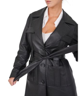Women's Unstoppable Leather Trench