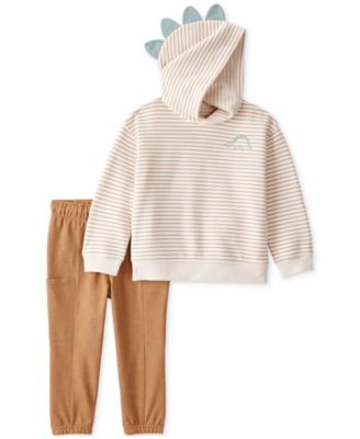 Carter's - Toddler Boys 2-Pc. Dinosaur Hoodie & Pants Set