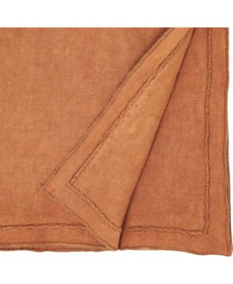 Stonewashed Overlock Edge Table Runner, 16" x 72"