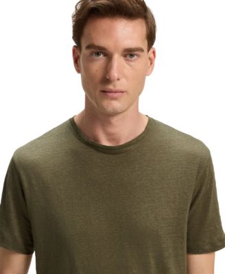 Hugo Boss BECKHAM x BOSS Men's Soft Linen Regular-Fit T-Shirt