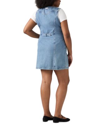 Plus Size Vianna Cotton V-Neck Vest Dress