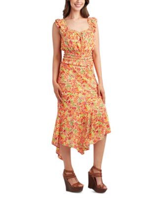 Juniors' Printed Sleeveless Top